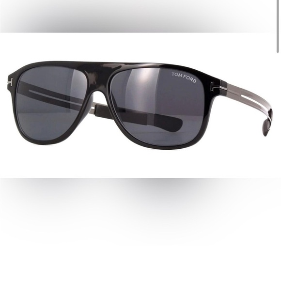 New Tom Ford Todd TF880 01A Unisex Aviator Sunglasses Black FT0880 - Picture 16 of 16